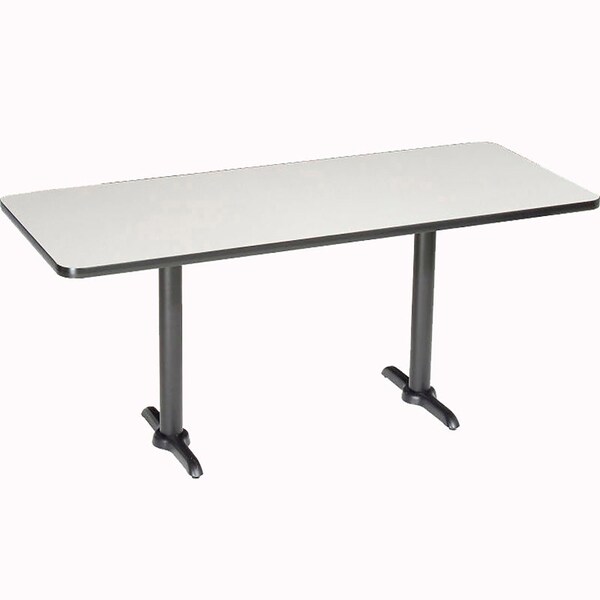 Interion By Global Industrial Counter Height Table, 36 in W, 72 in L, 36 in H 695847GY - main